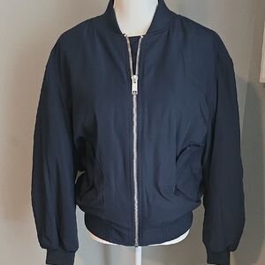 🆕️ M & S Midnight Navy Blue Jacket NWOT Size 10